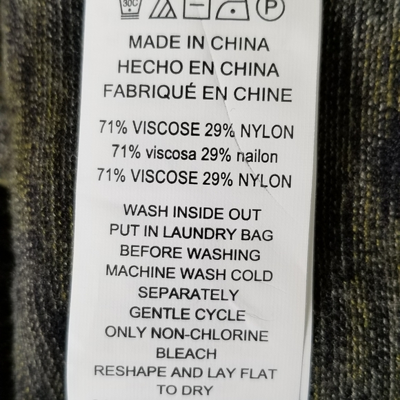 Michael Michael Kors Green and Black Top in Size L - Picture 9 of 10